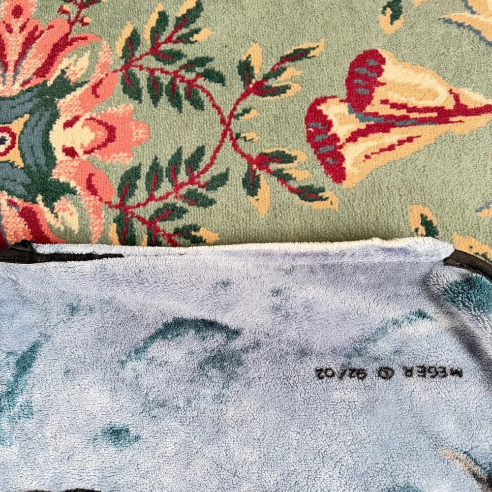 Wild‎ Frontier Wolf Fleece Throw Blanket Meger Nature Scene Snowy Forest 57x48